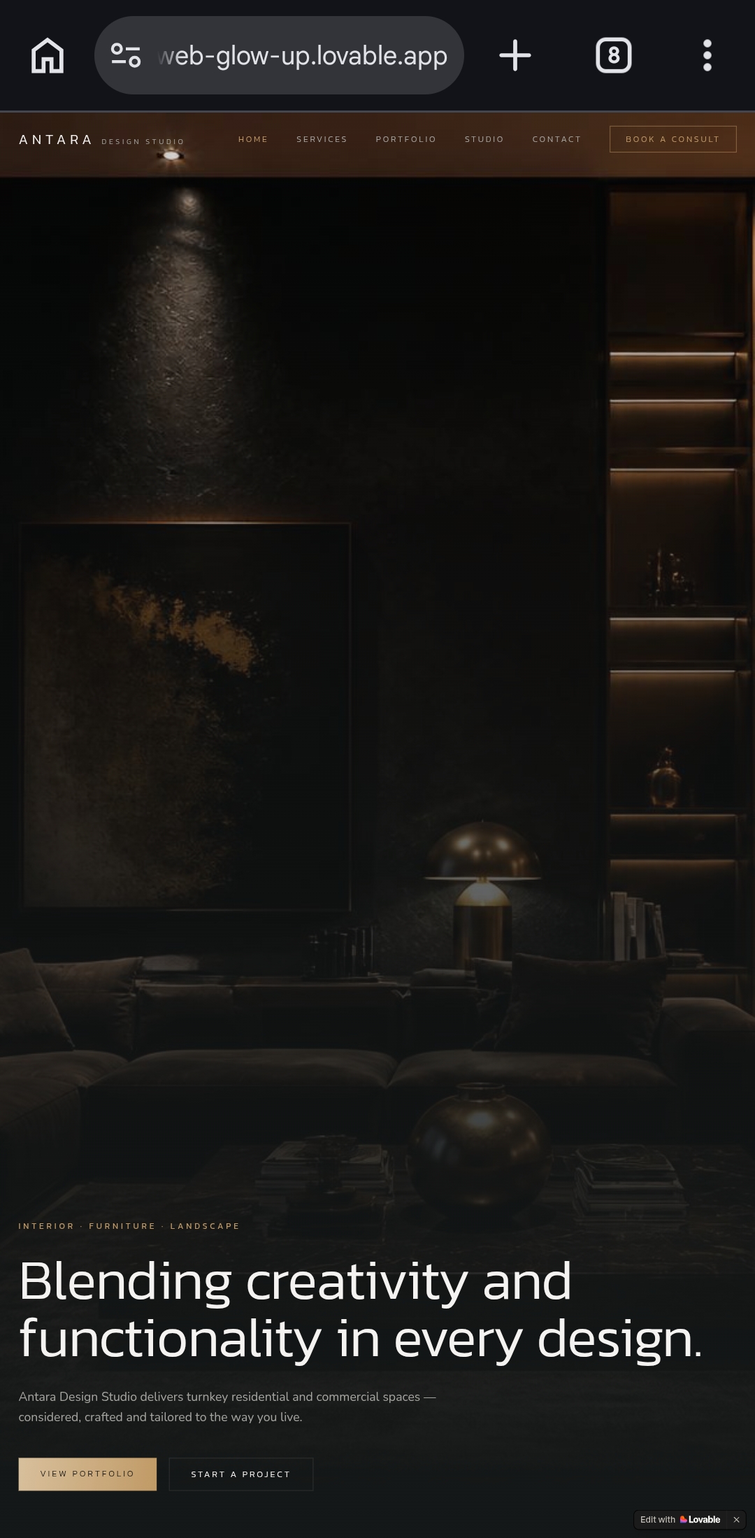 Antara interior project